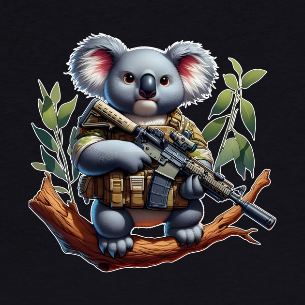 Tactical Koala by Rawlifegraphic